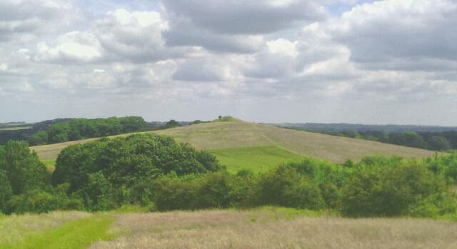 Large hill which on unclose examination is an old pyramid