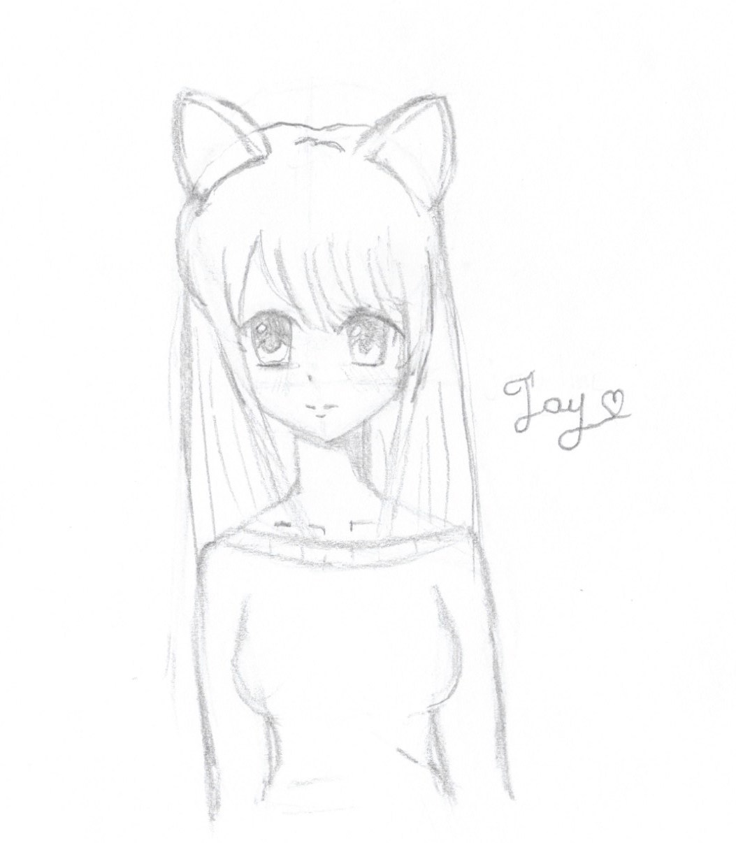 Pictures Of Anime Girl Easy To Draw