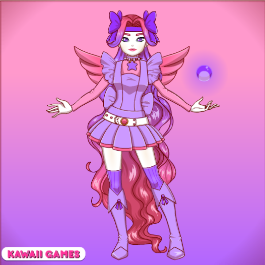 Kawaii Magical Girl Dress Up Game - Kawaii Games