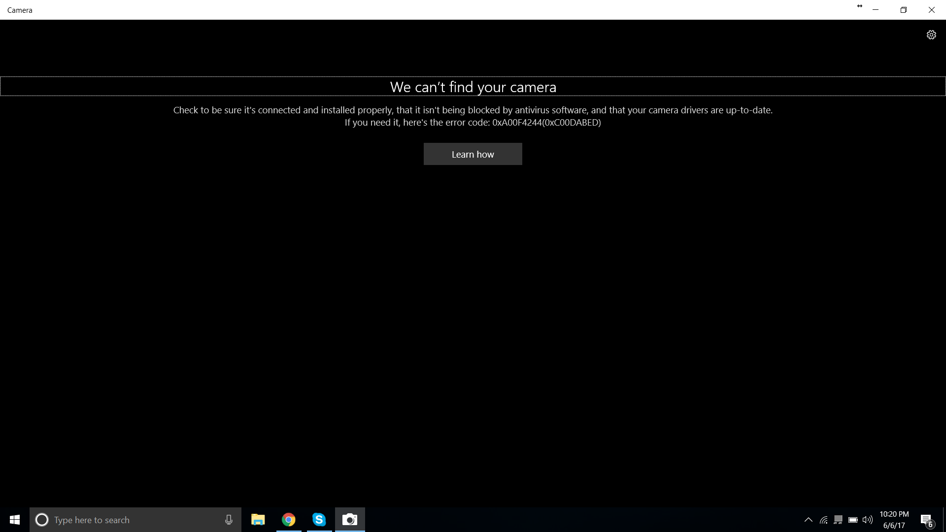 How to Fix Windows 10 Can’t start your camera error 0xA00F4246 ...