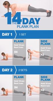 The 14 Day Plank Plan Fitness MyFitnessPal
