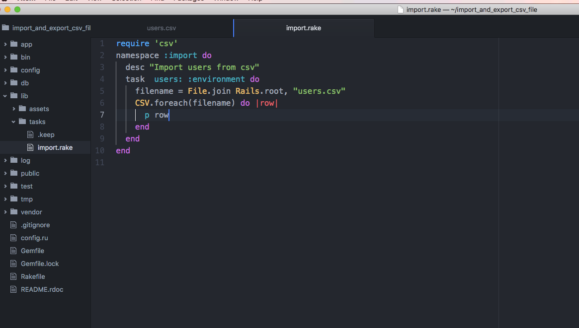 Introduction To Importing From Csv Example Gorails