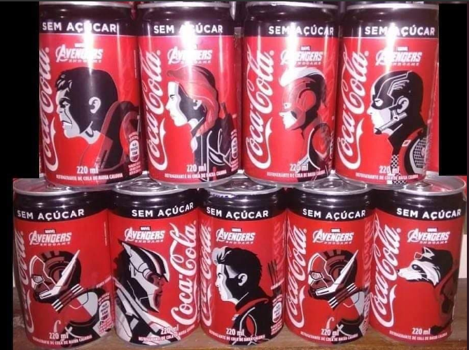 Avengers Endgame Character cola cans : r/MarvelStudiosSpoilers