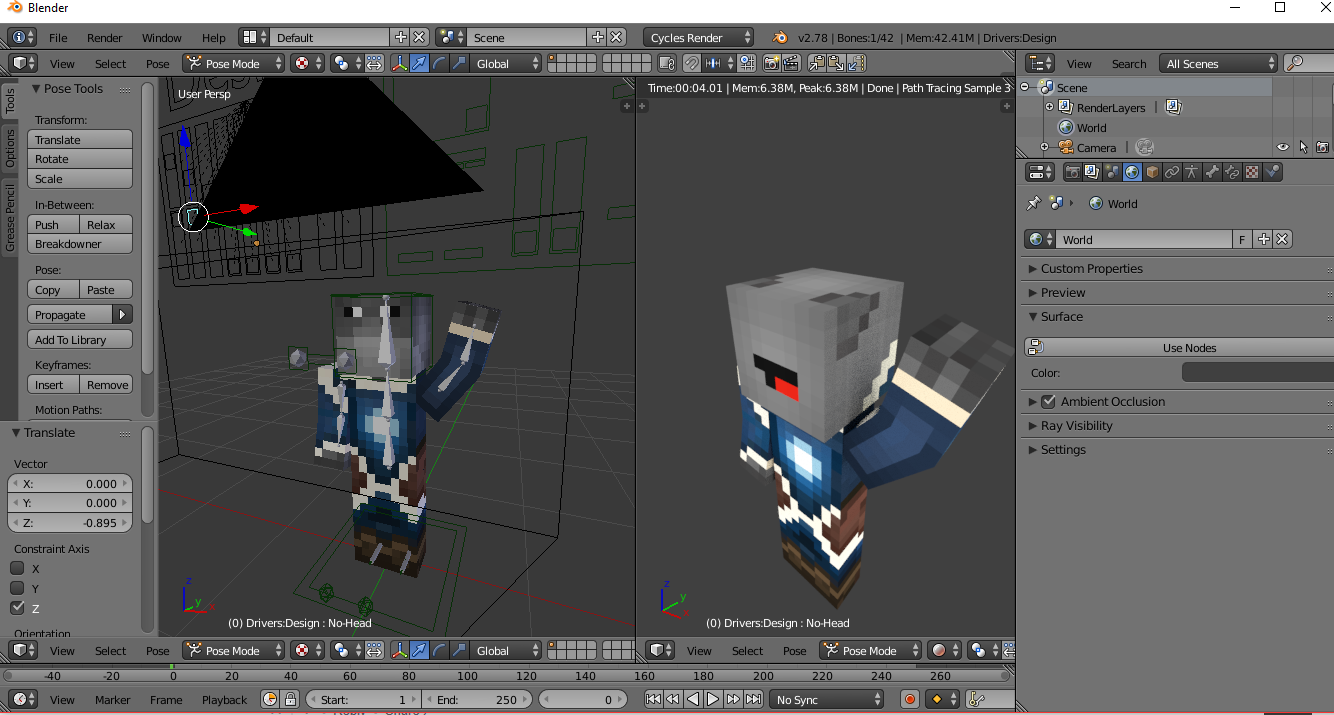 Free Blender Minecraft Rig Pack!!! – YZRTTE
