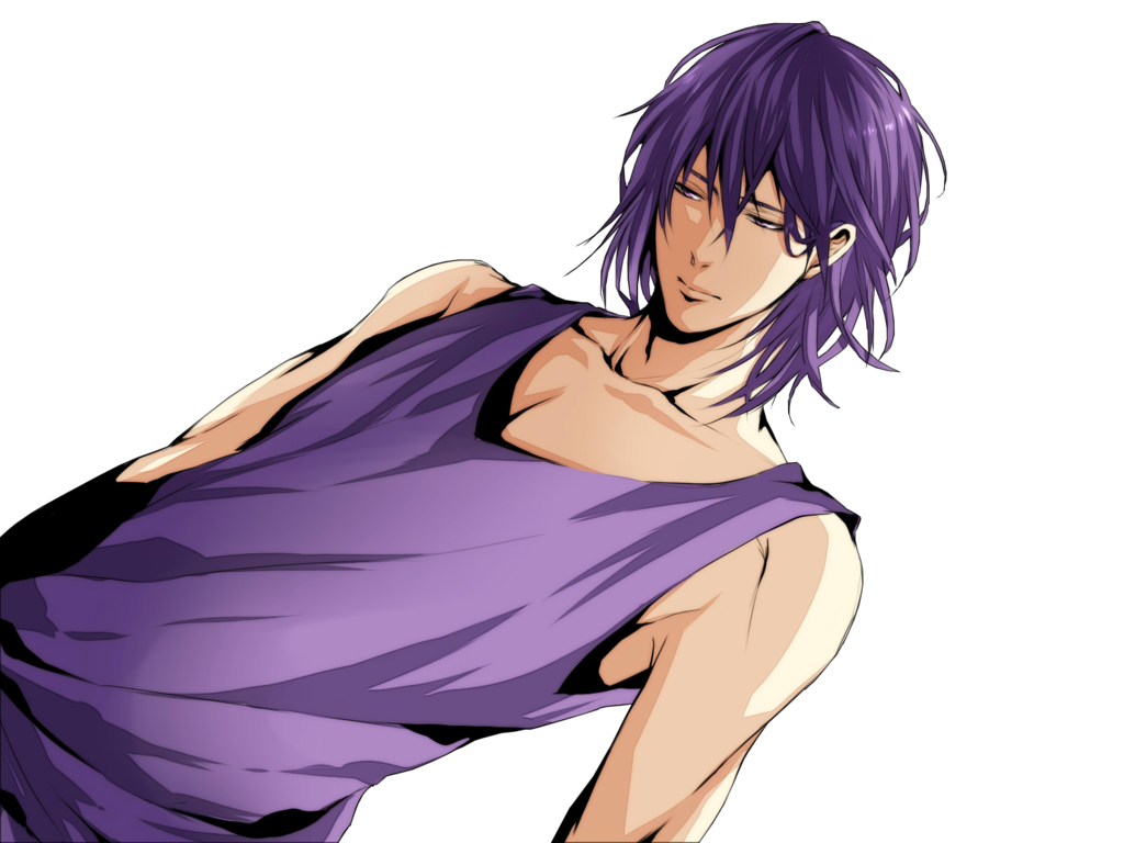 Purple Hair Anime Characters Male