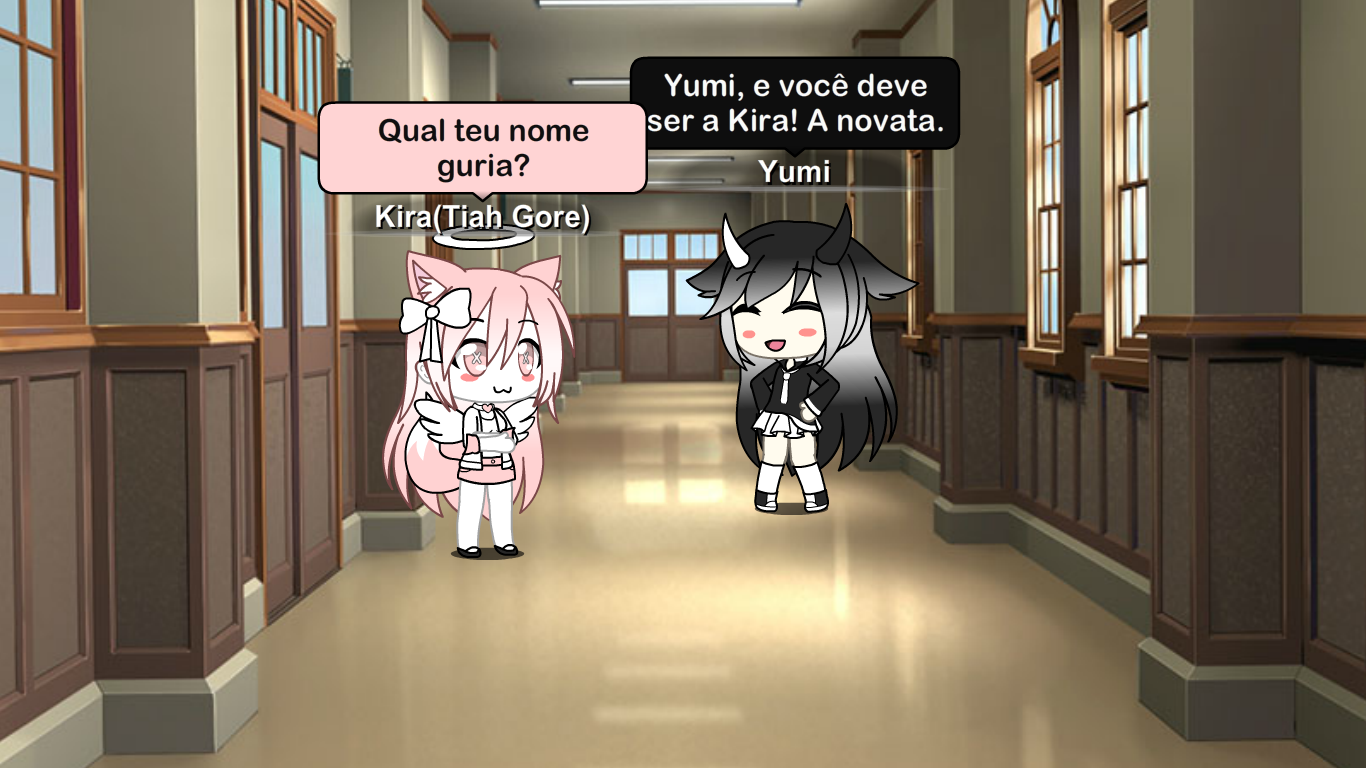 meus personagens com roupas diferentes versão gacha club - yumi em