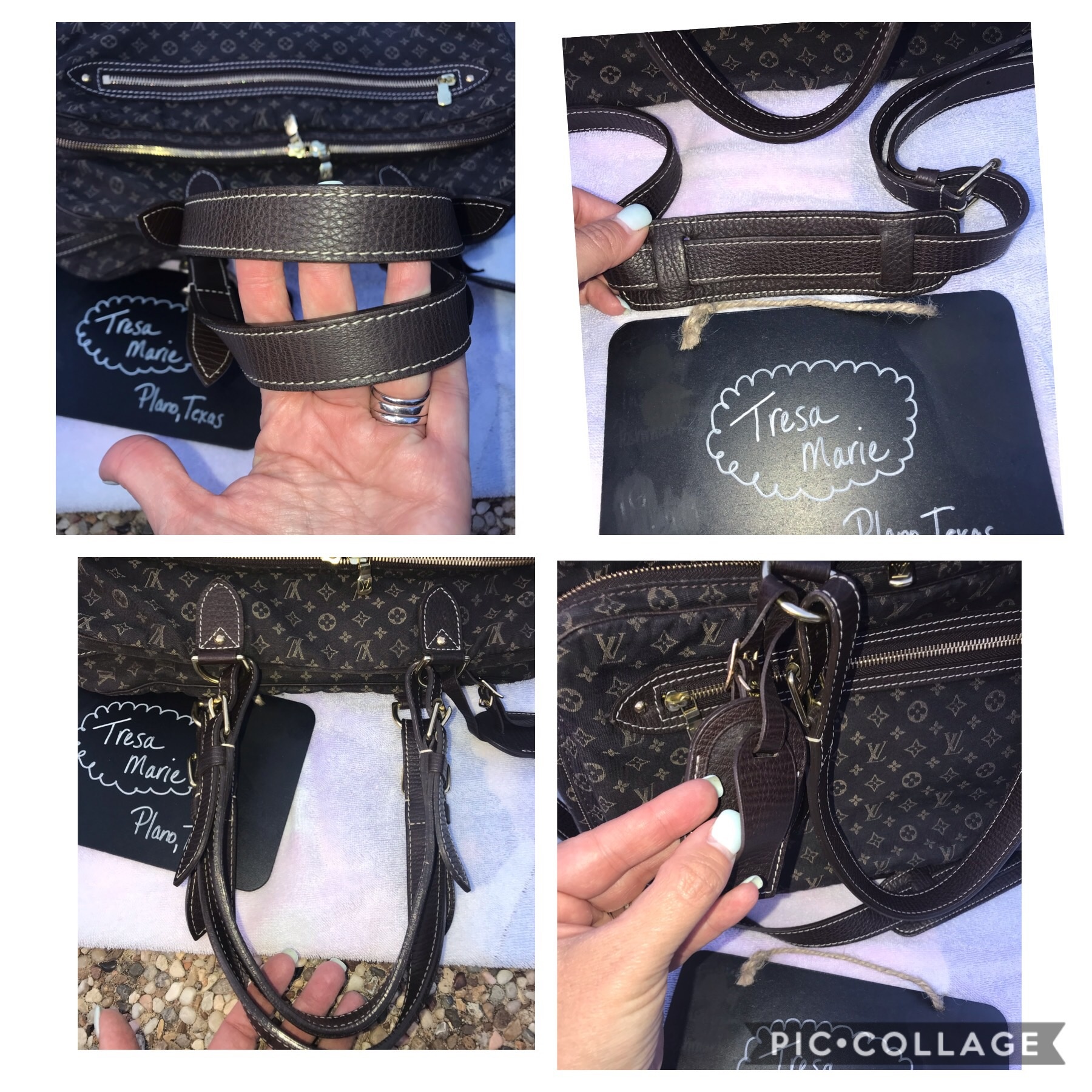 Louis Vuitton Mini Lin Diaper Bag - Brown - LOU505032