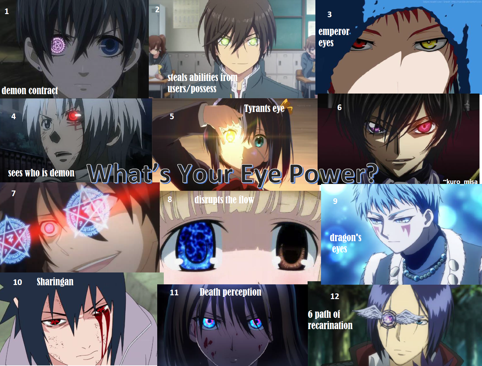 What Eye Power Would You Choose Scanime Disqus