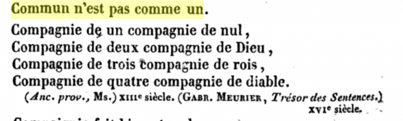 Commun N Est Pas Comme Proverbes Francais Commun N Est Pas Comme Proverbes Francais
