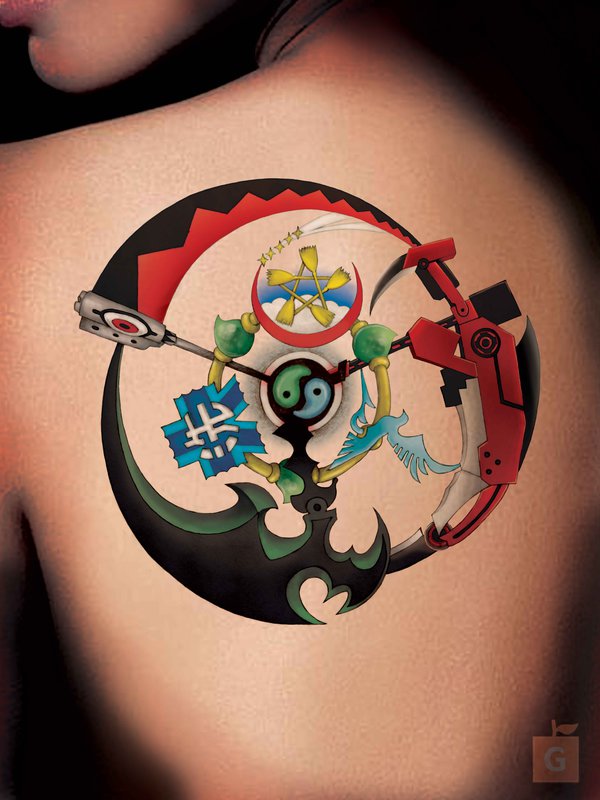anime tattoos symbol