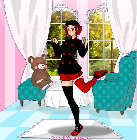 Kawaii Kitty Cat Girl Dress Up Game