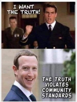I love people complaining of Facebook that Facebook is censoring them ...