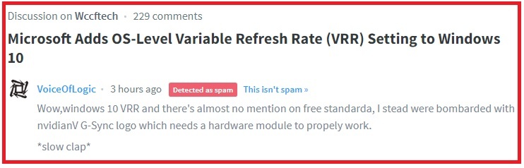 Discussion: Microsoft Adds OS-Level Variable Refresh Rate (VRR) Setting ...