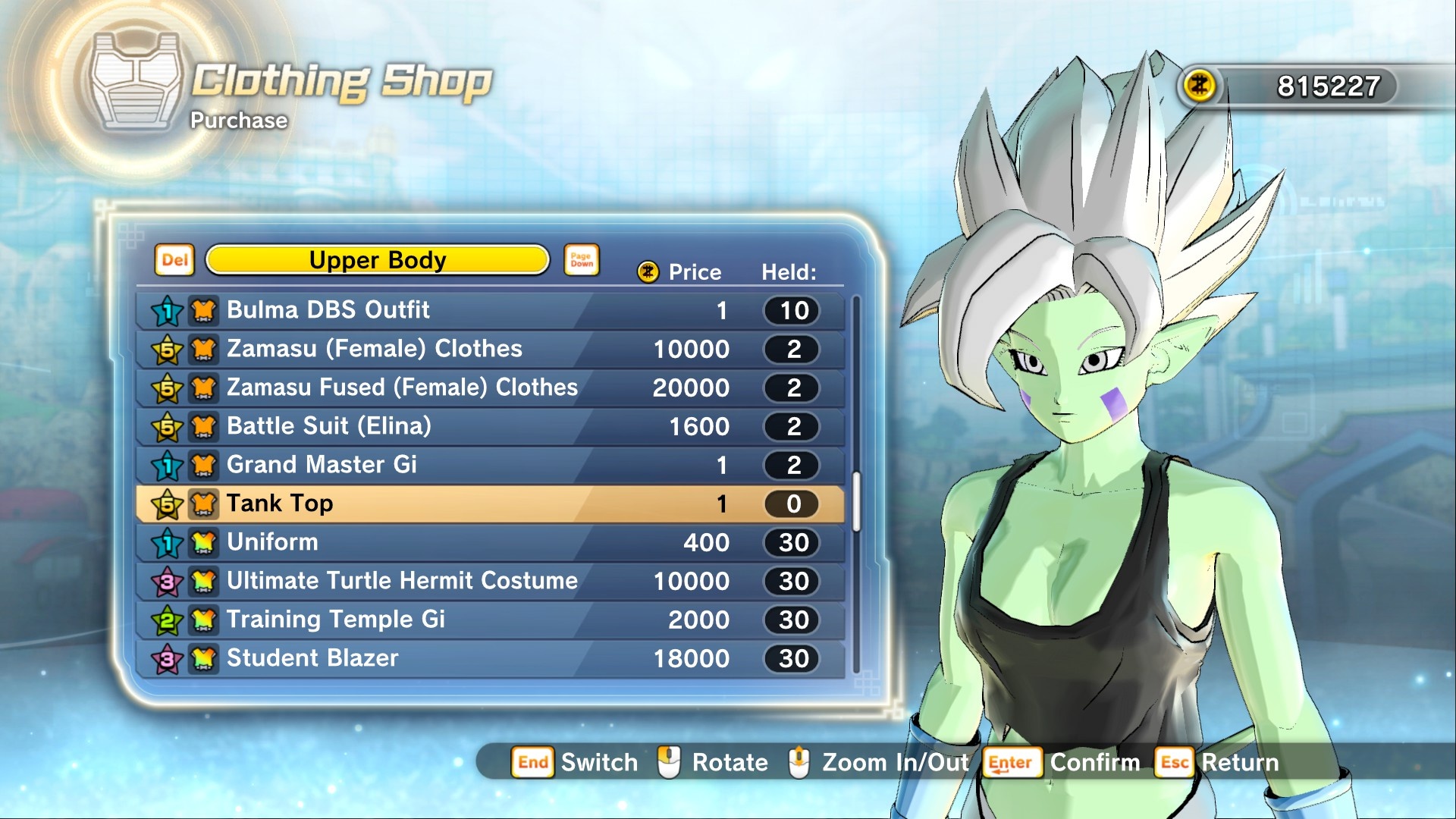 xenoverse 2 cac outfit mods