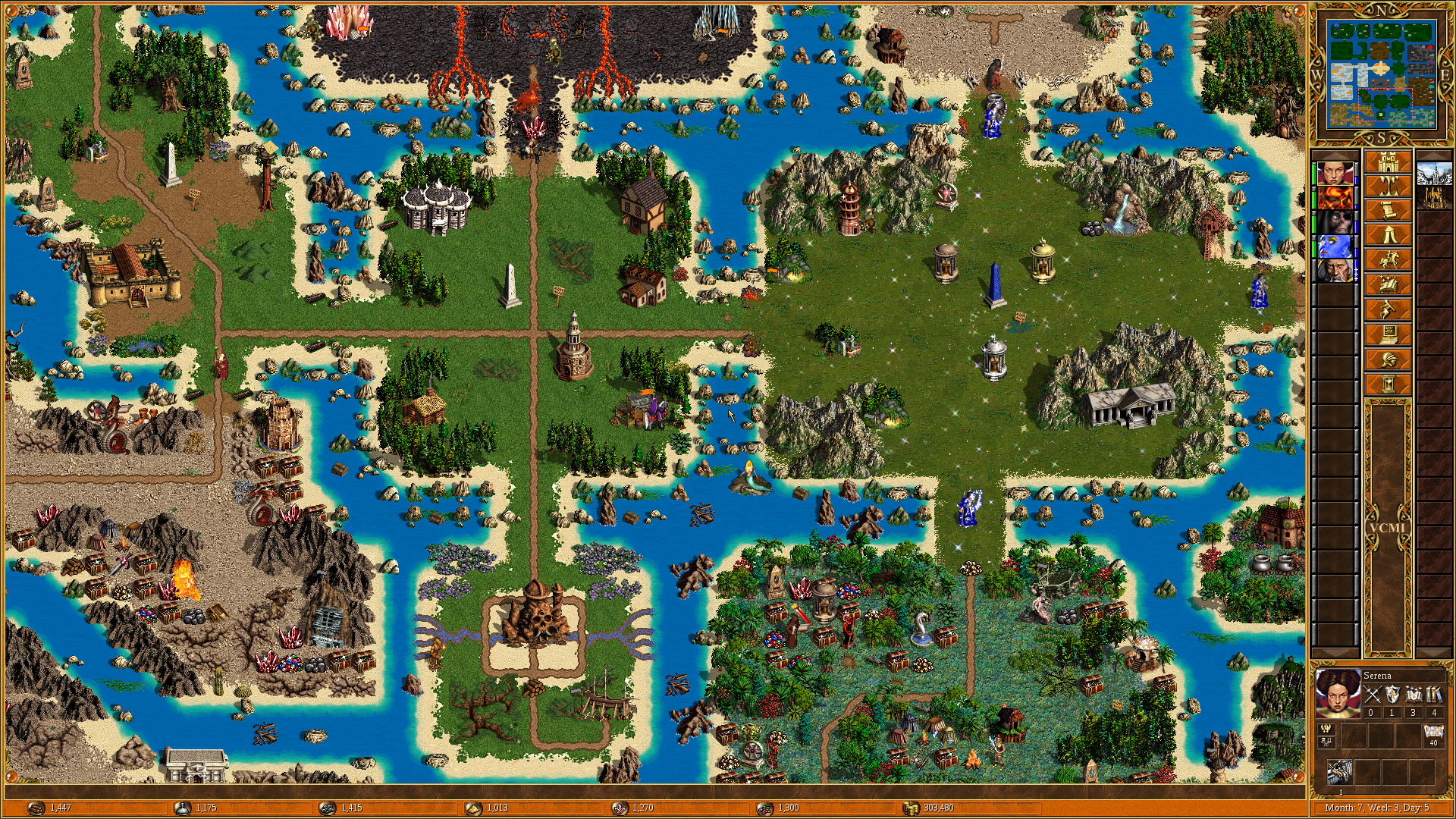 heroes of might and magic 3 best map to play over and over