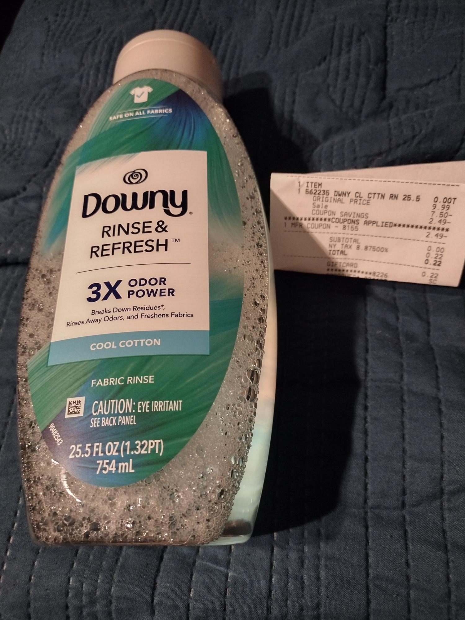 last week i found the tide rinse and refresh on clearance