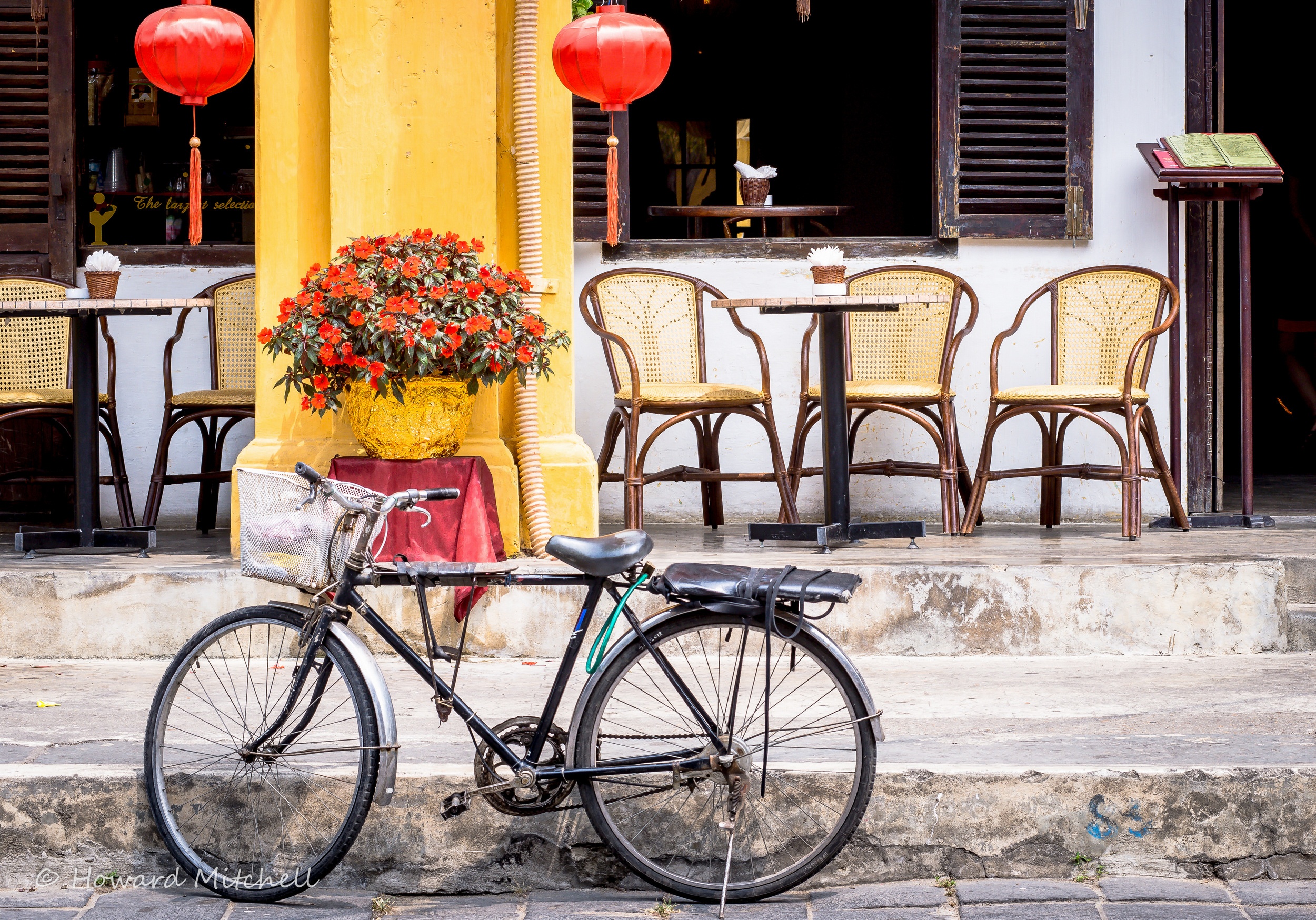 cafe handlebars bicycle