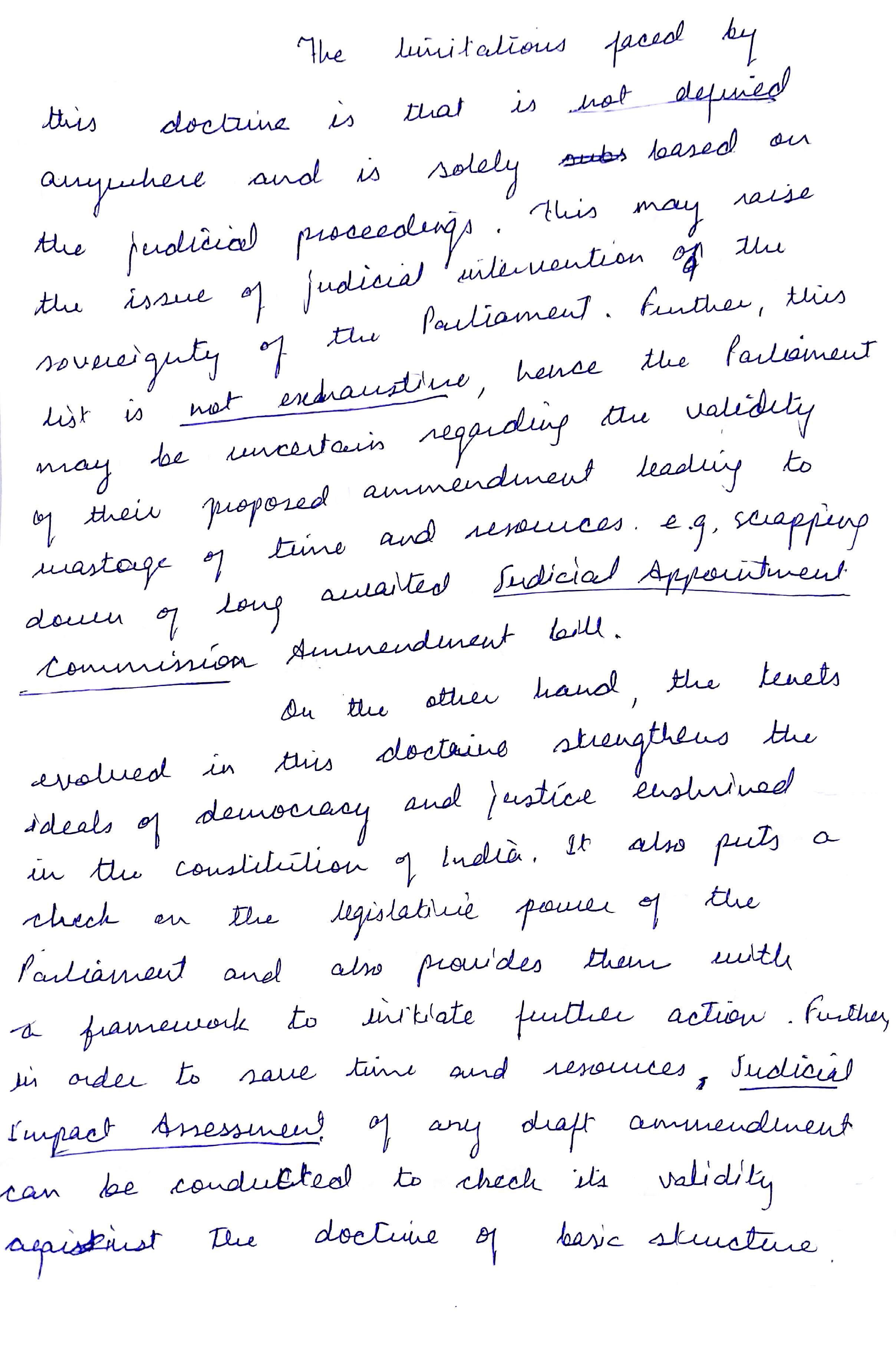 3 Examine The Doctrine Of Basic Structure Its Evolution And