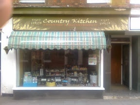 Shop frontage with canopy