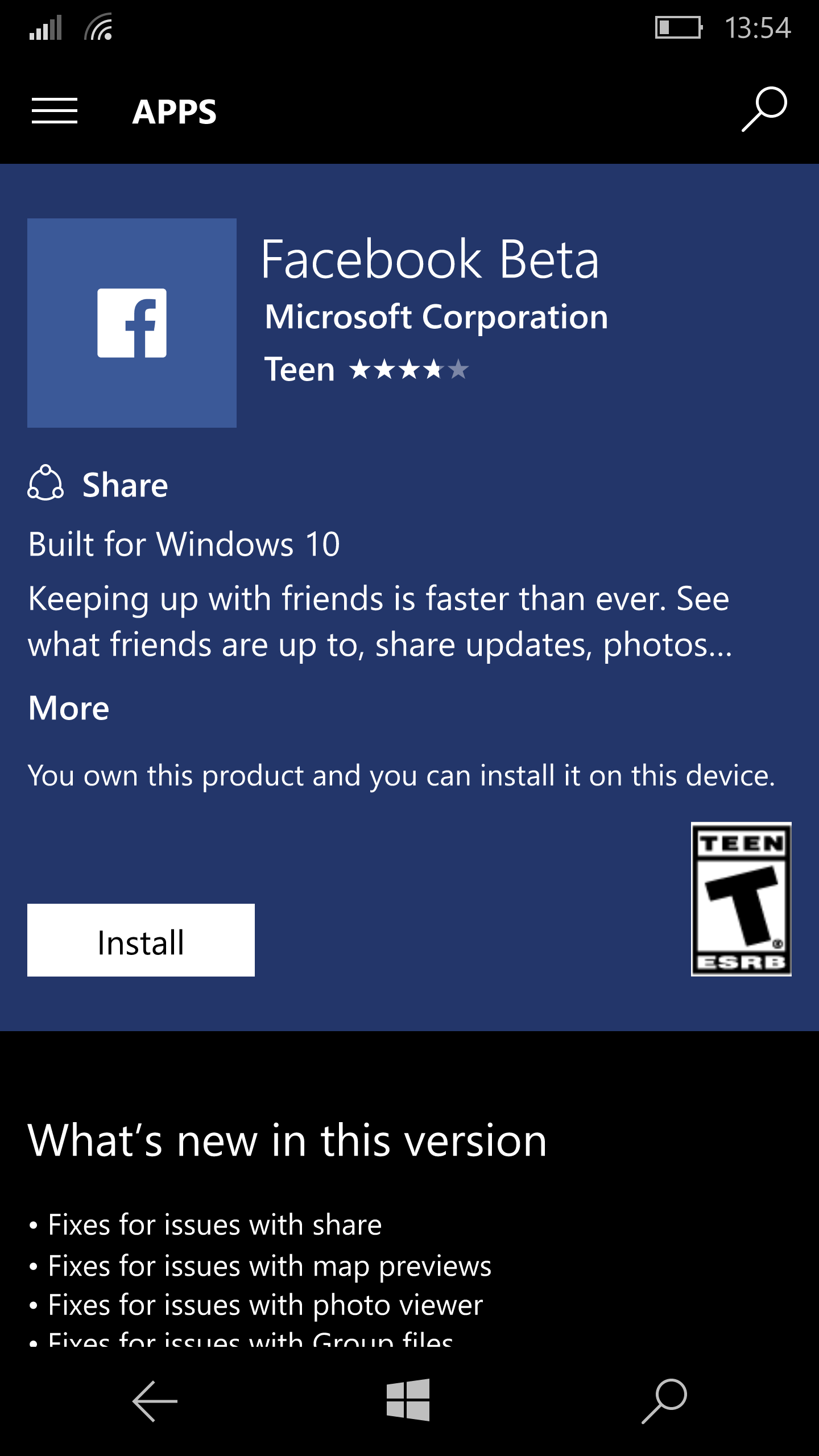 facebook app for windows 10 download