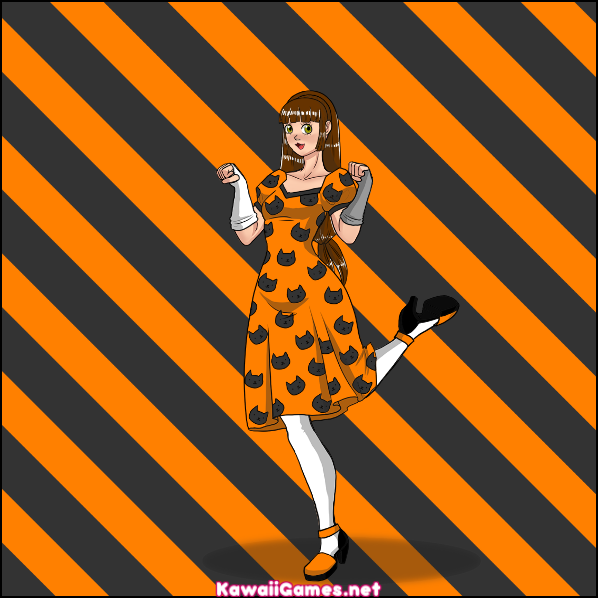 Kawaii Kitty Cat Girl Dress Up Game