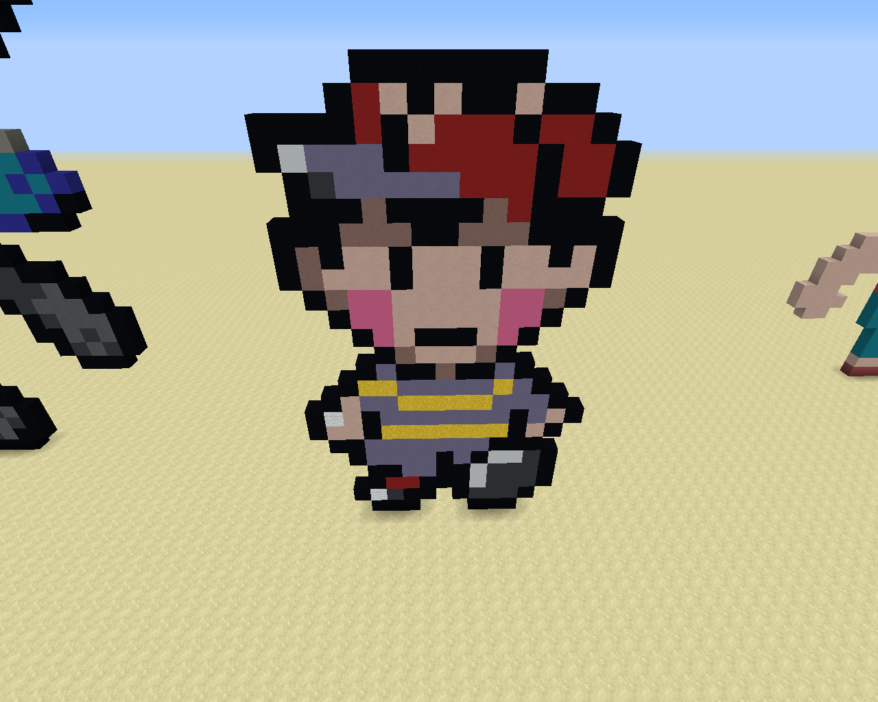 Ness as he appears in Earthbound.