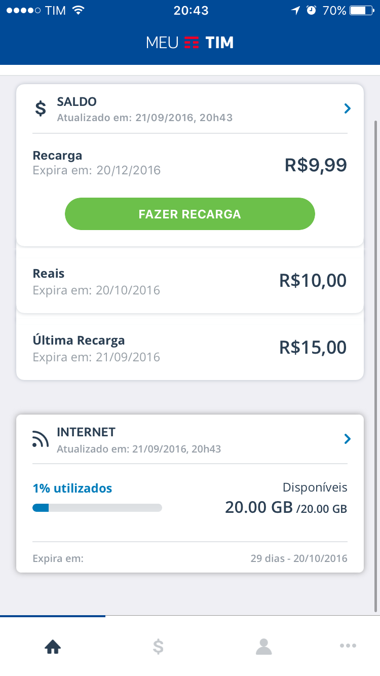 TIM beta lança pacote com até 20 GB de por mês Tecnoblog