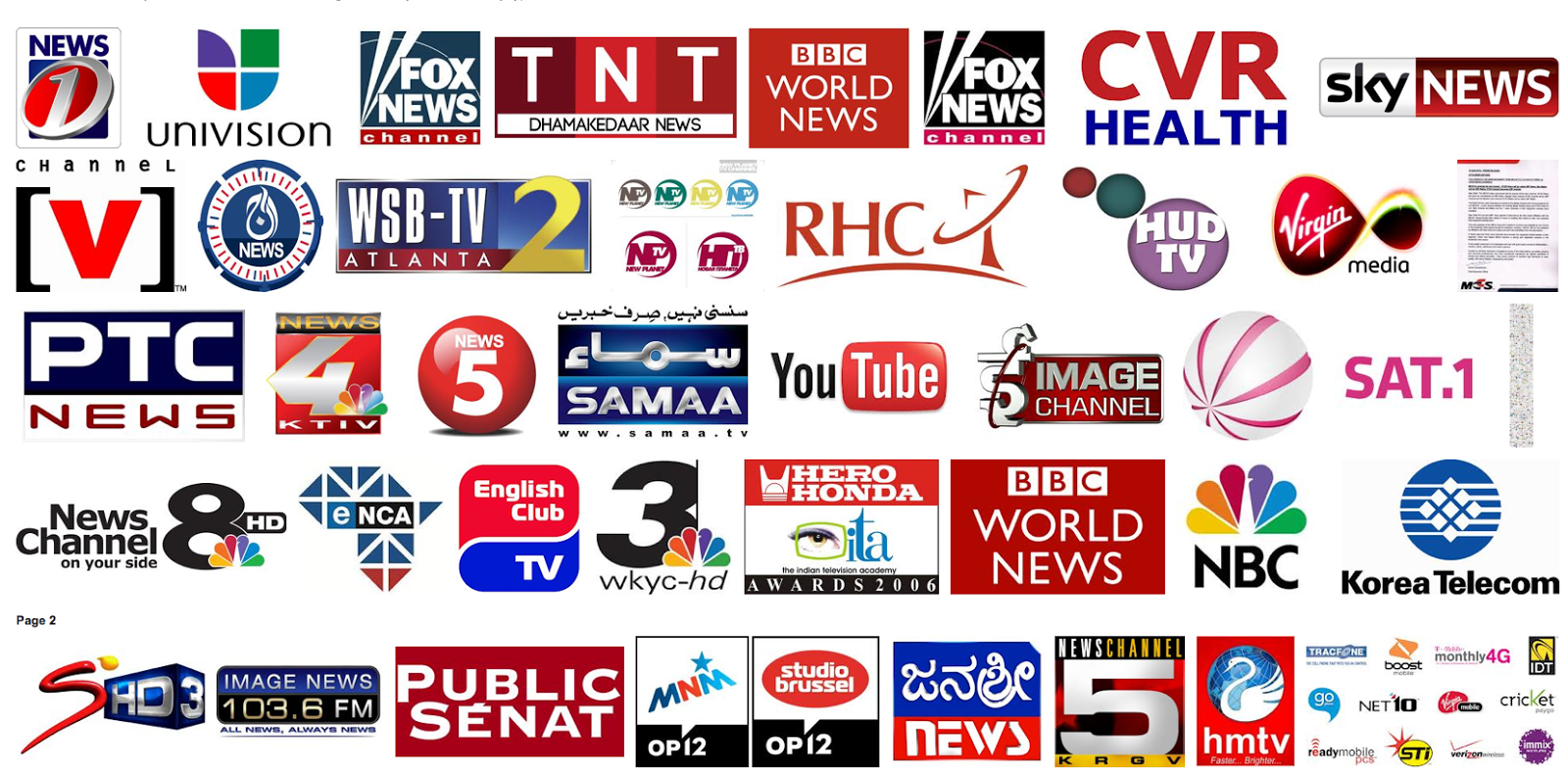 CmGamm Logos Of News Media