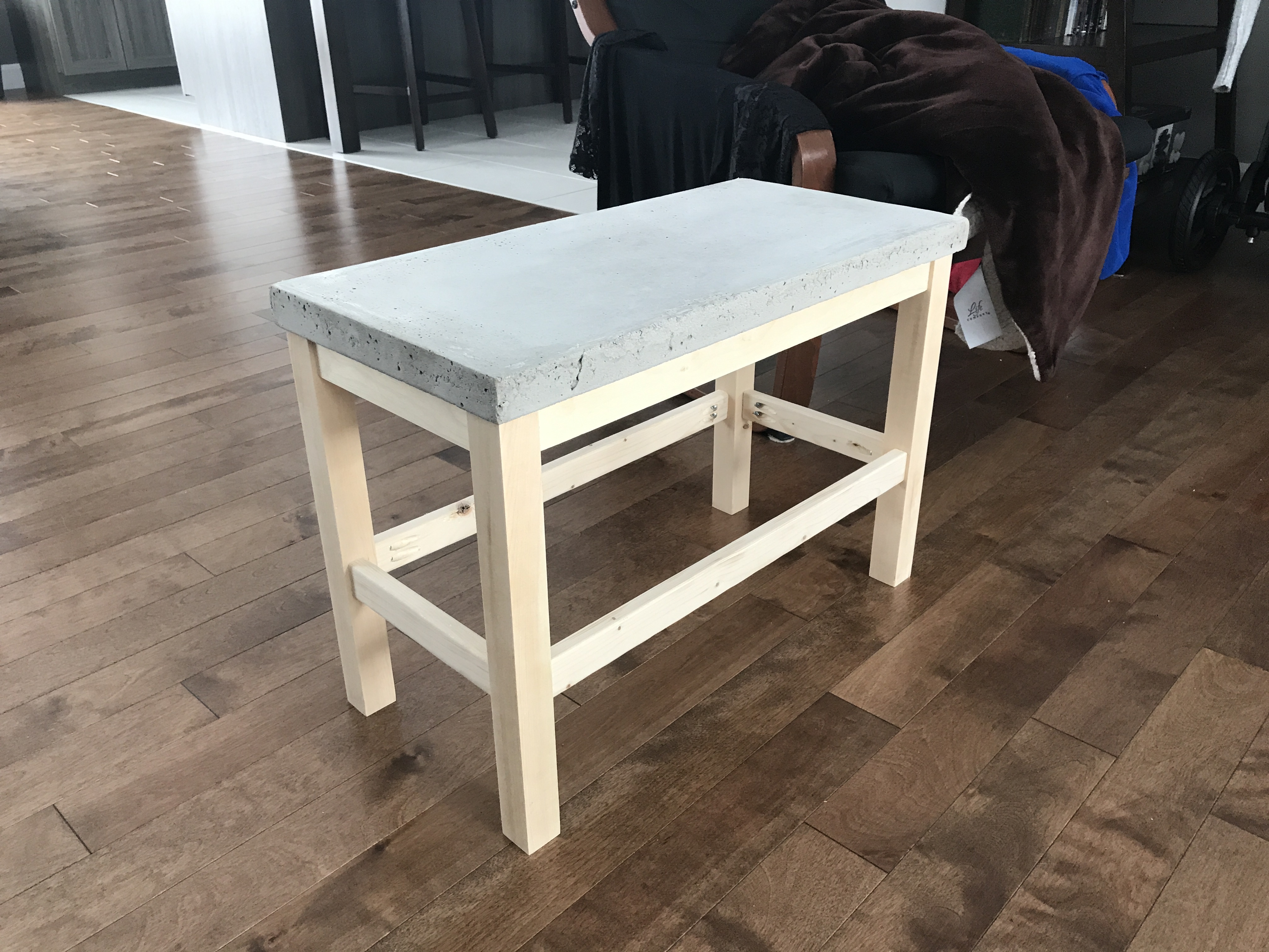 Build concrete table