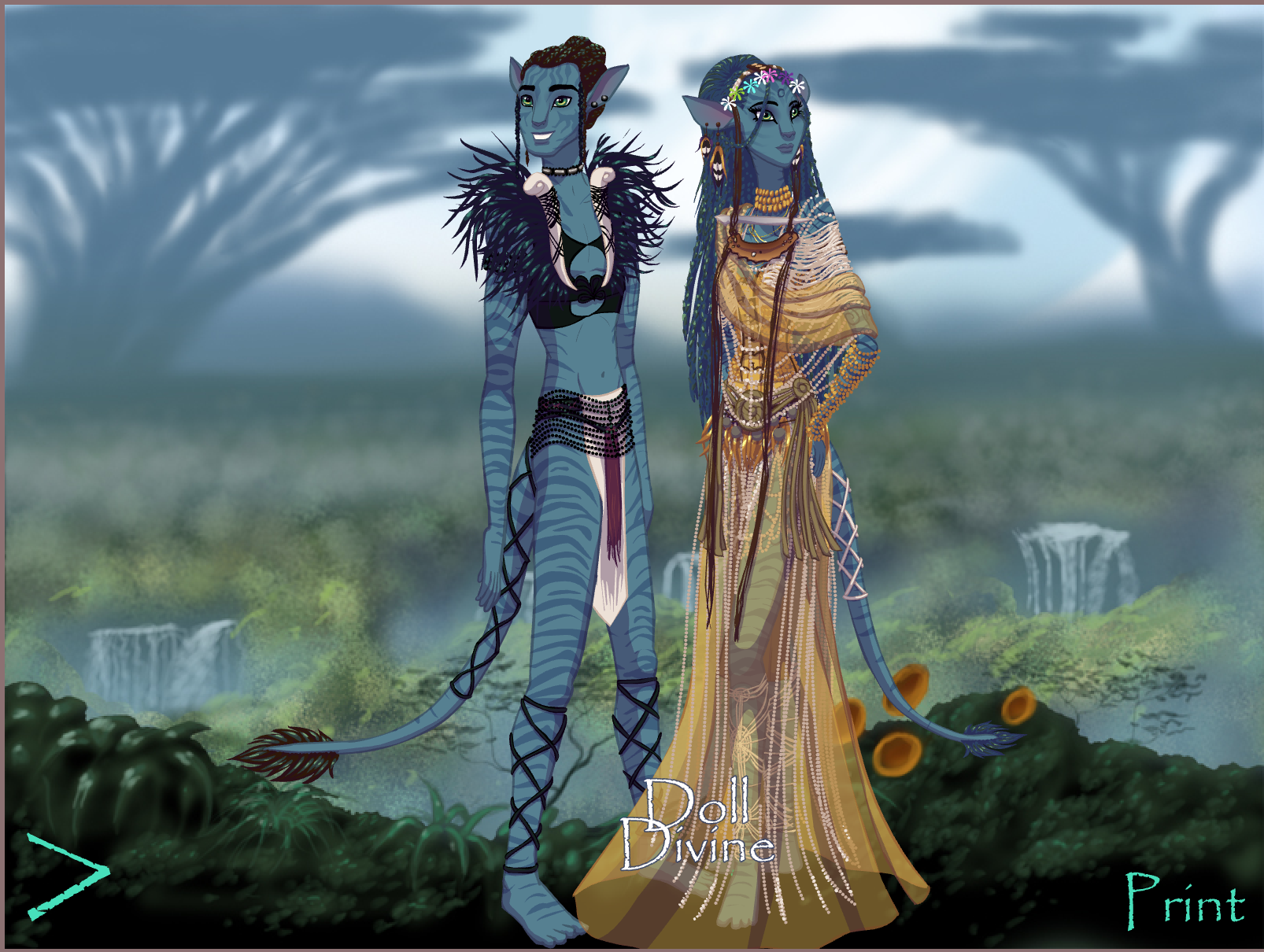 Disqus Na'vi Avatar Maker Doll Divine