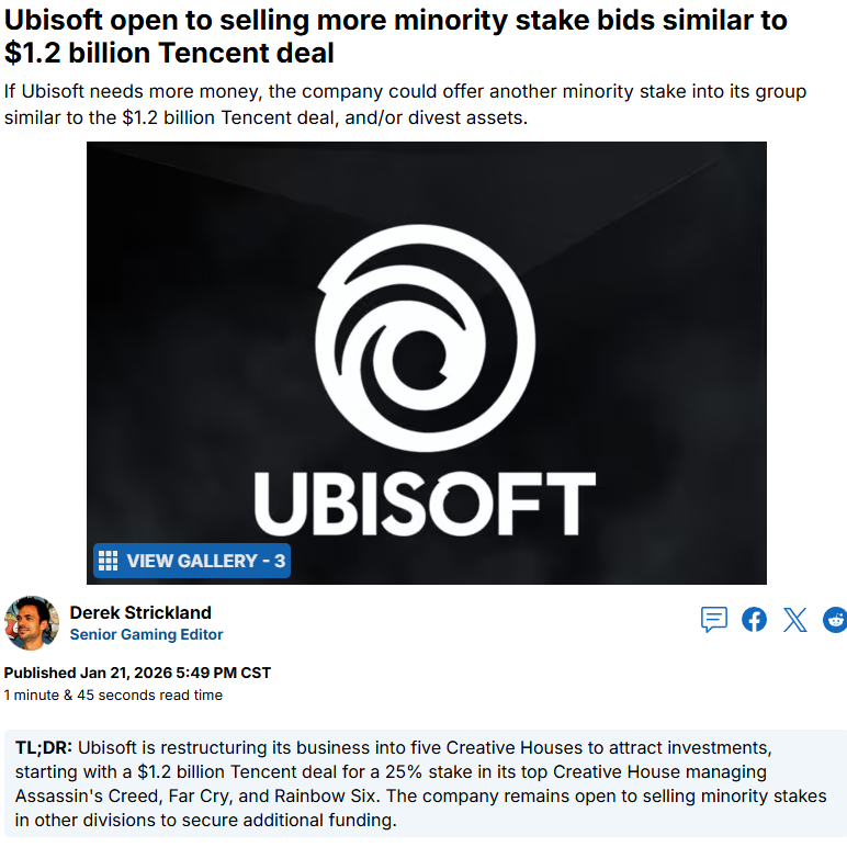 Discussion: Ubisoft Looks to More Layoffs and a Return-to-Office ...
