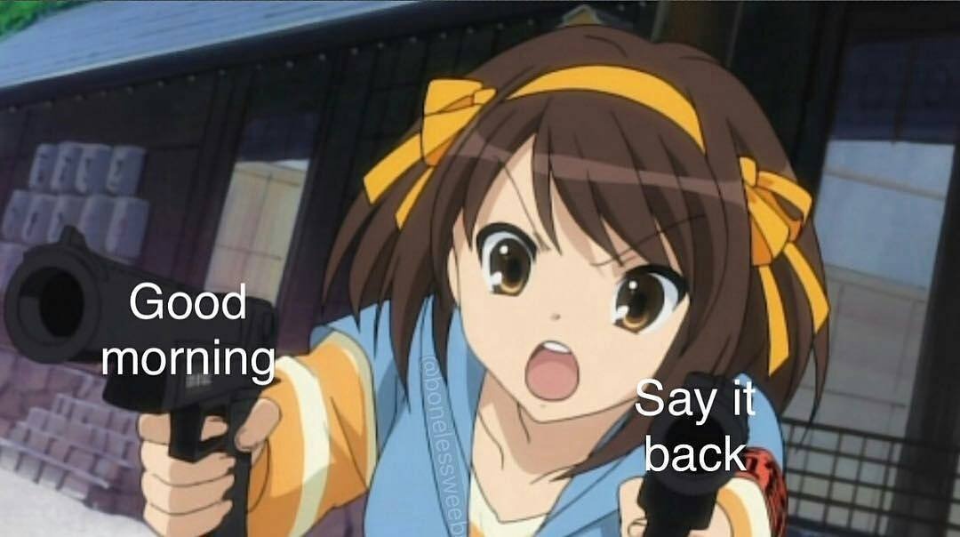 Good Morning Ohayiogoizaimasu Otaku Paradise Anime Kawaii