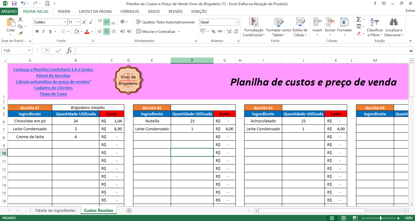 Calcular preço de venda, custo e lucro de doces: aprenda!