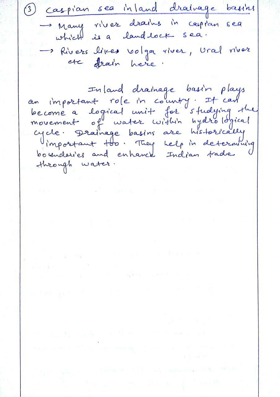 Day 14 â€“ Q 2. What is inland drainage? Illustrate with examples