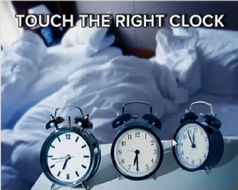 Demonstration of Question Riddle About Alarm Clocks