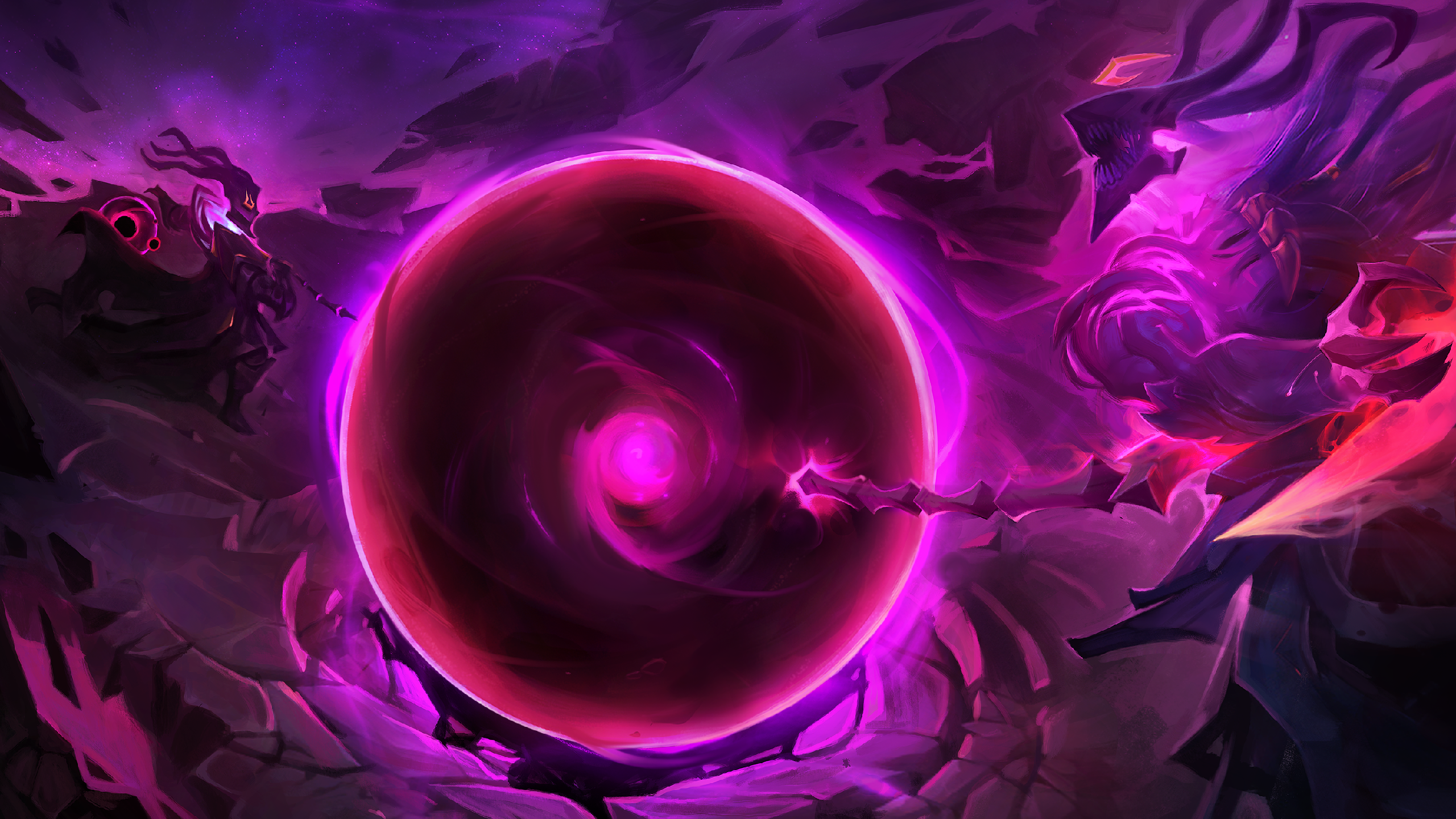 Skin Teaser Dark Star Thresh Varus Dark Star League Of Legends New Wallpaper Hd