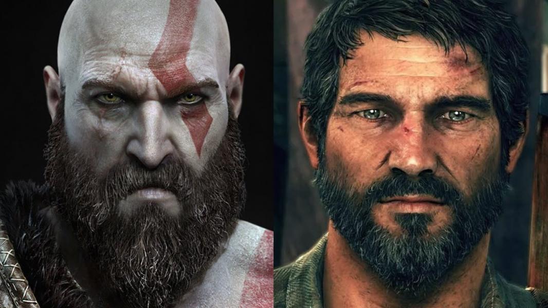 Kratos (left) and Joel (right)