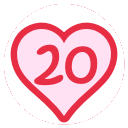 20 + upvotes badge