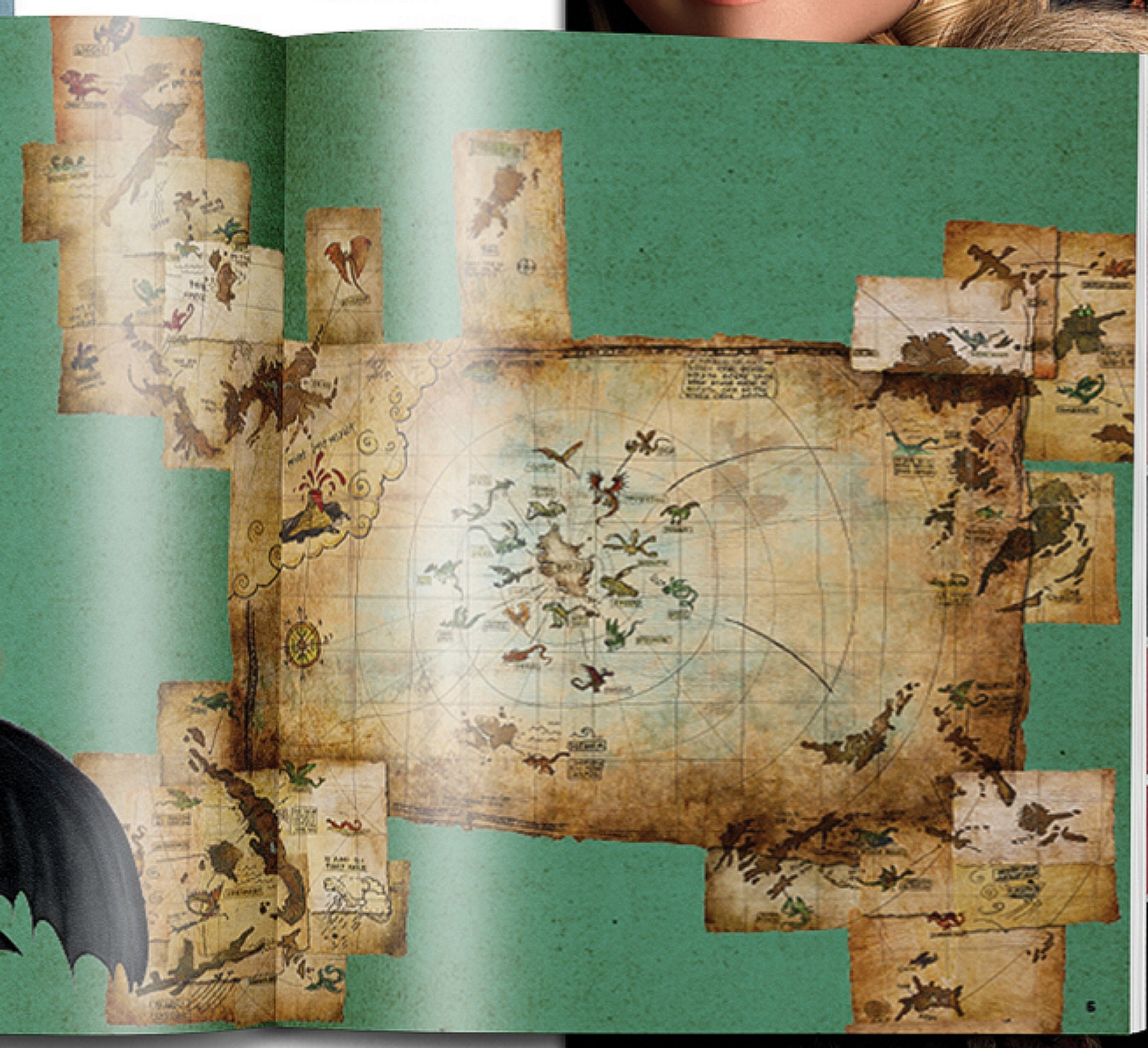 Hiccup's Map/writing inconsistencies : r/httyd
