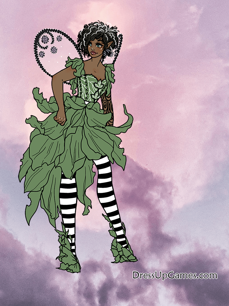 Goth Fairy Holiday Edition Dress Up Game