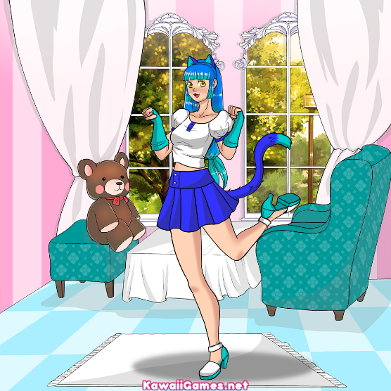 Kawaii Kitty Cat Girl Dress Up Game Kawaii Games