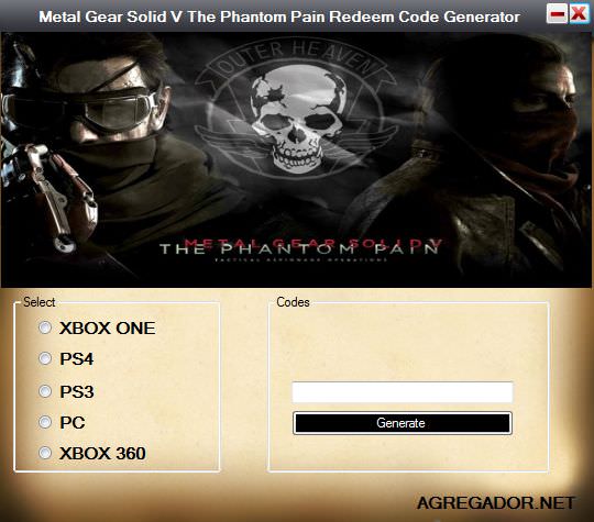 Metal Gear Solid 5 Keygen Generator