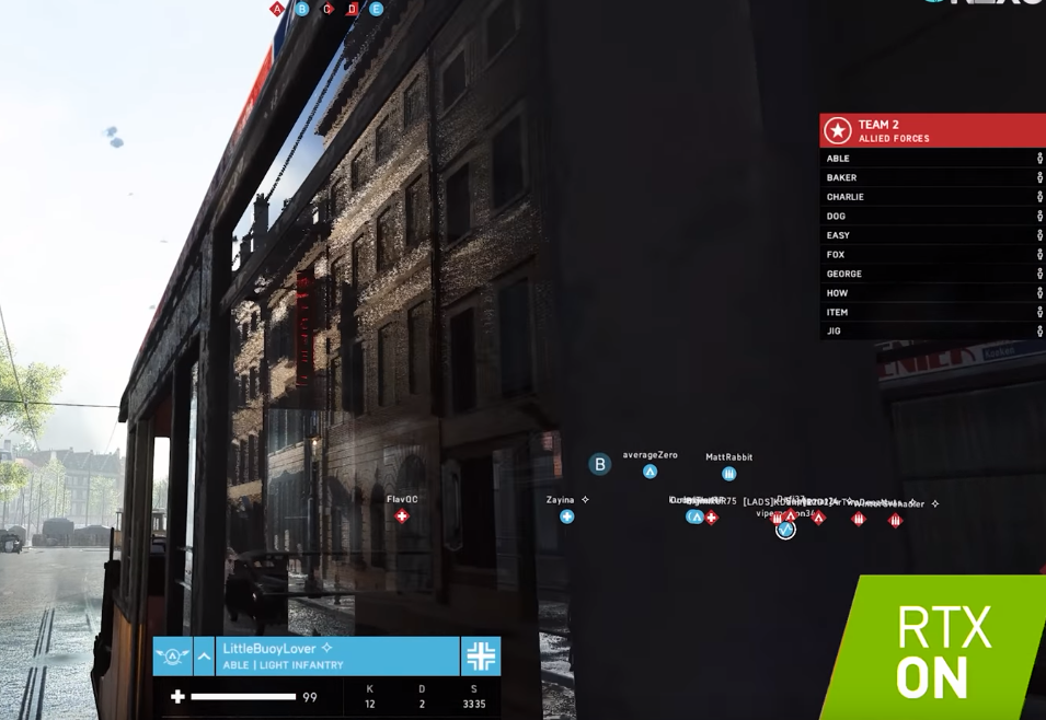 Battlefield V DXR Ray Tracing Tested With RTX 2080Ti and RTX 2080