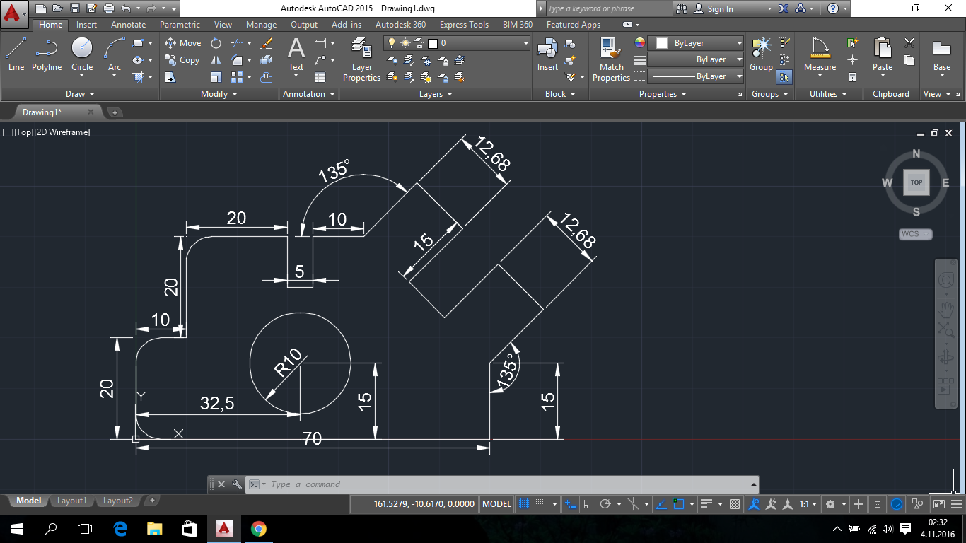 Learn Autocad Basics Day 4 Tutorial45 0986