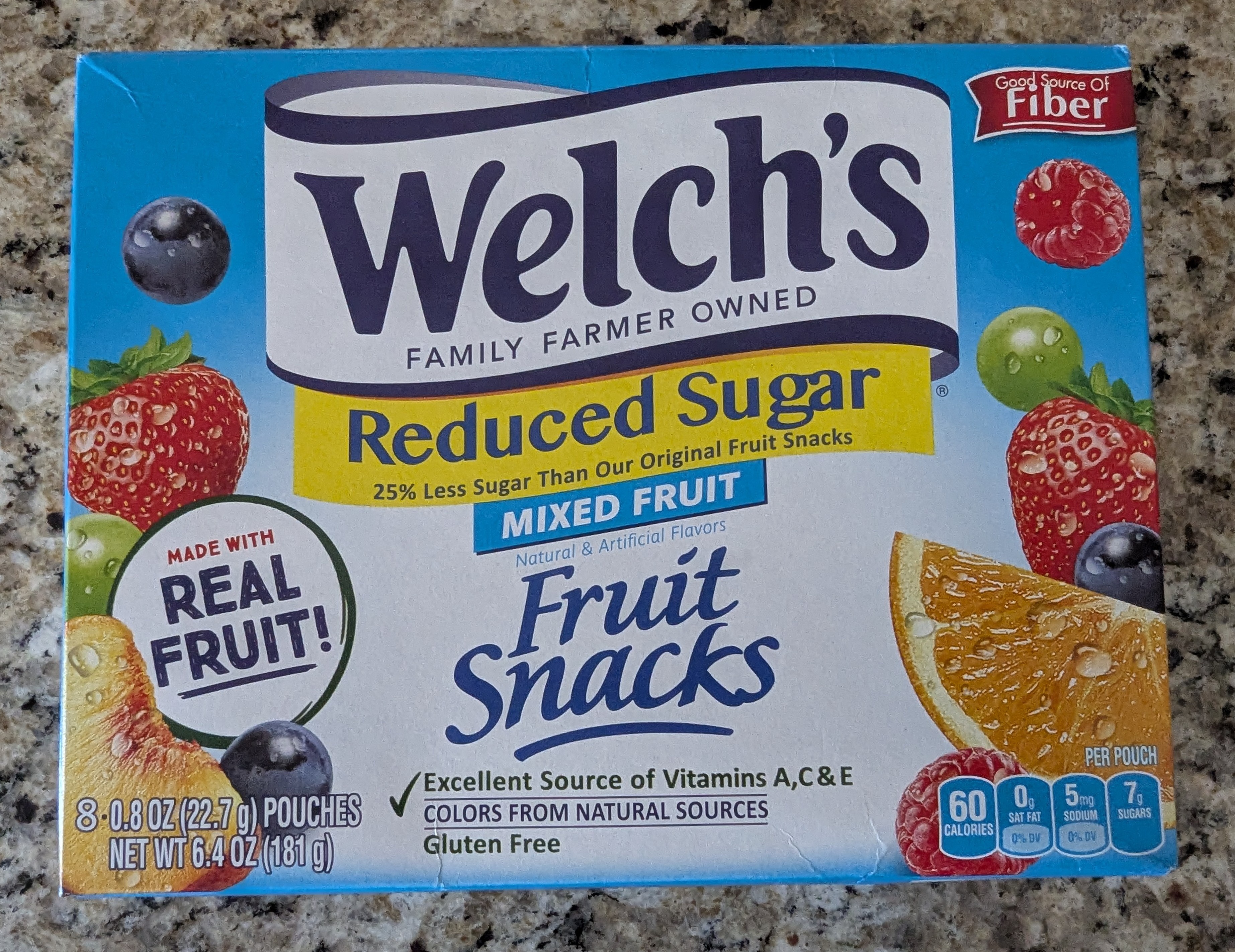 i found welch's reduced sugar 8ct fruit snacks 75% off