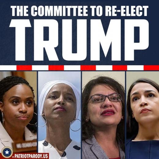 Image result for SQUAD COMMITTEE TO REELECT TRUMP