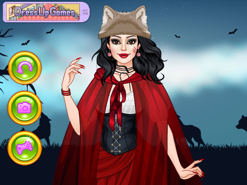 Lady Werewolf Dress Up Game