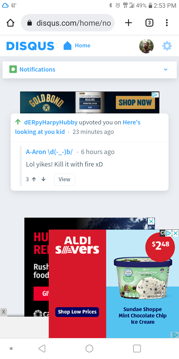 Disqus Here's looking at you kid