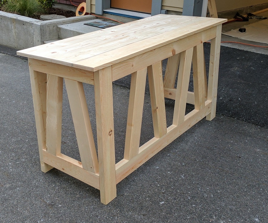 Free Woodworking Plans - DIY Desk