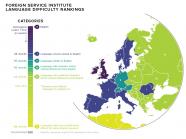 Language Difficulty Rankings Vivid Maps